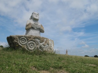 Une statue de Carnoët