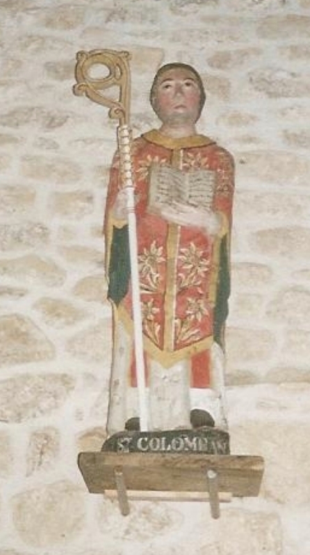 Statue de Saint Colomban