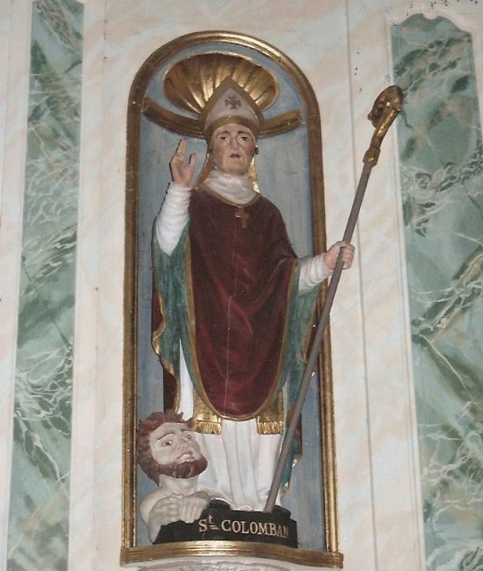 Statue de Saint Colomban