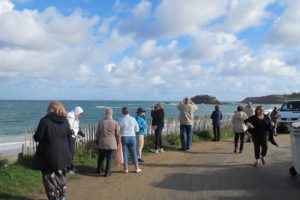 La plage du Guesclin où arriva Colomban en 580