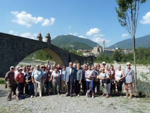 Les amis bretons de Colomban à Bobbio en 2015